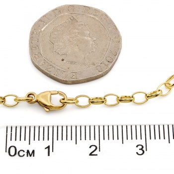 9ct gold 8 inch belcher Bracelet